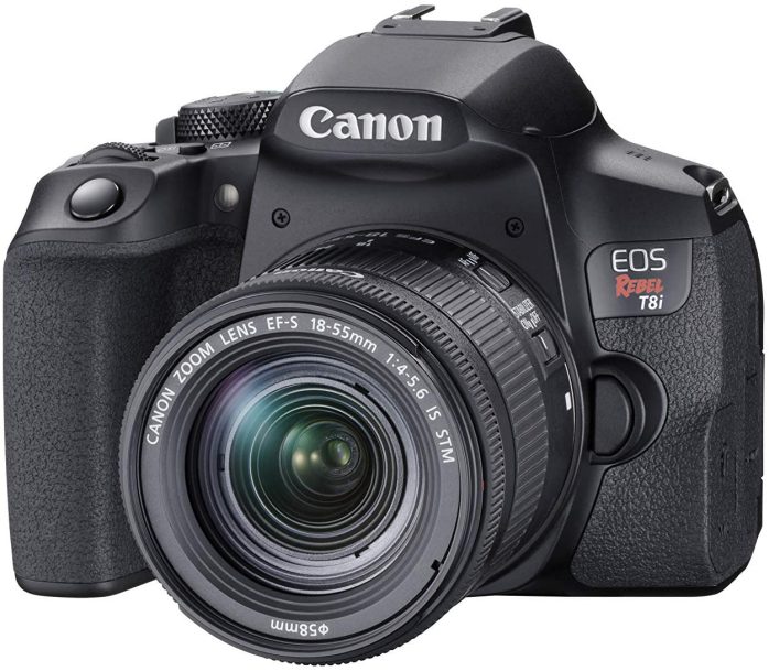 Canon EOS Rebel T8i with Lens