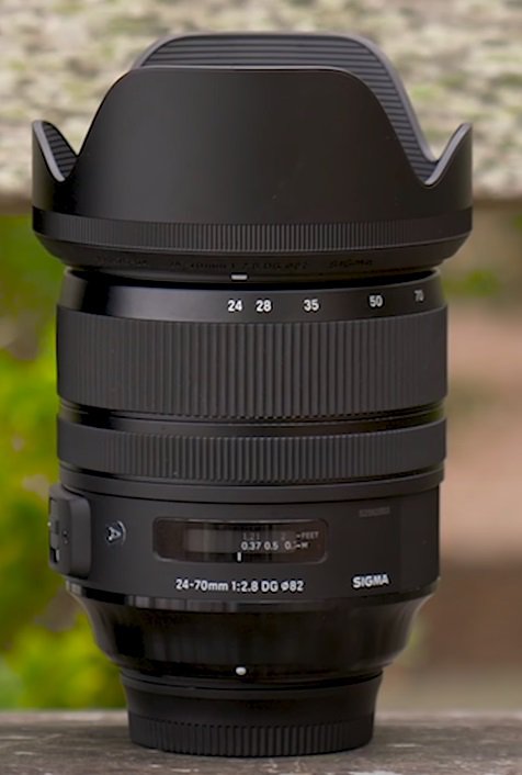 Sigma 24-70mm f2.8 DG OS HSM Lens